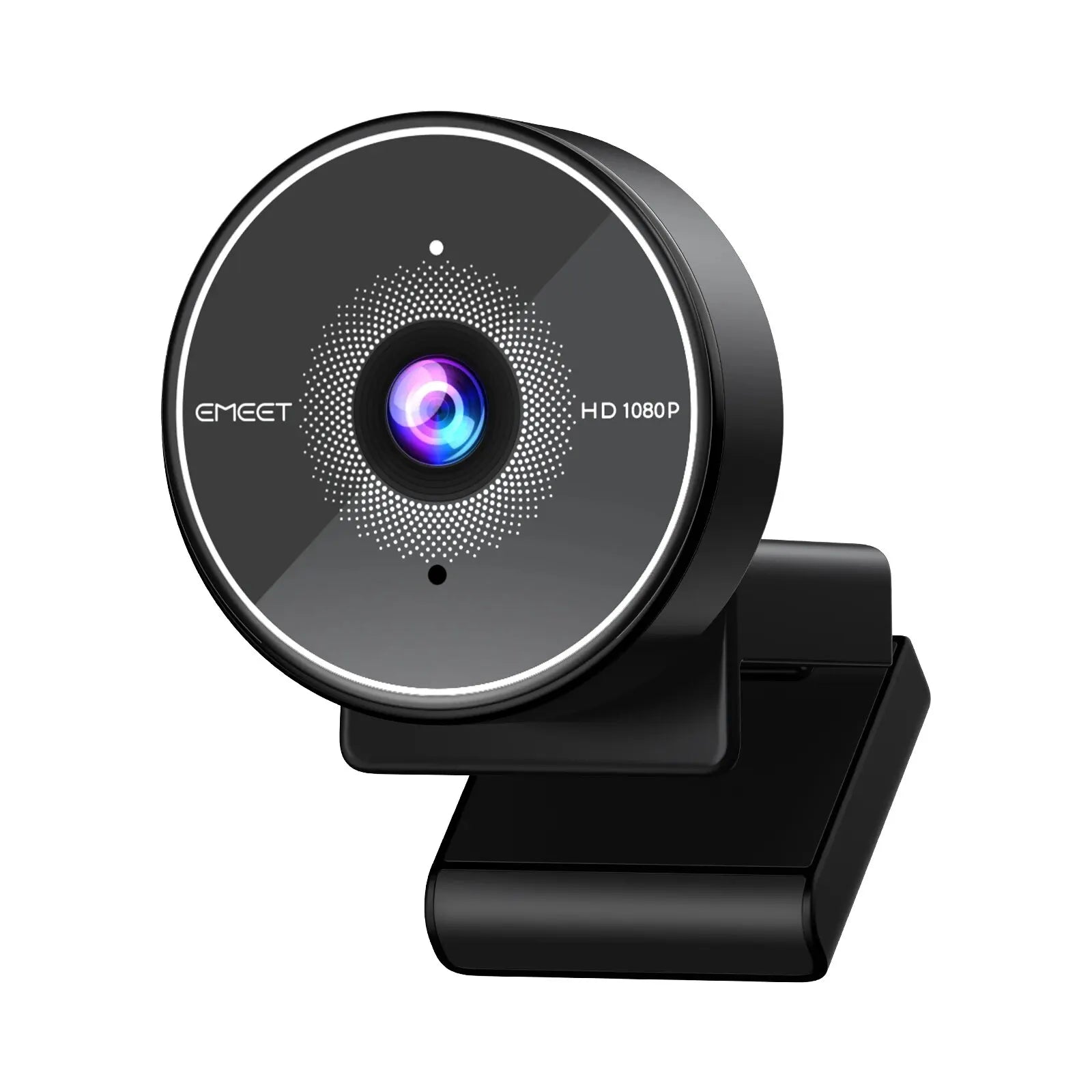 1080P Webcam with Noise-Canceling Microphone