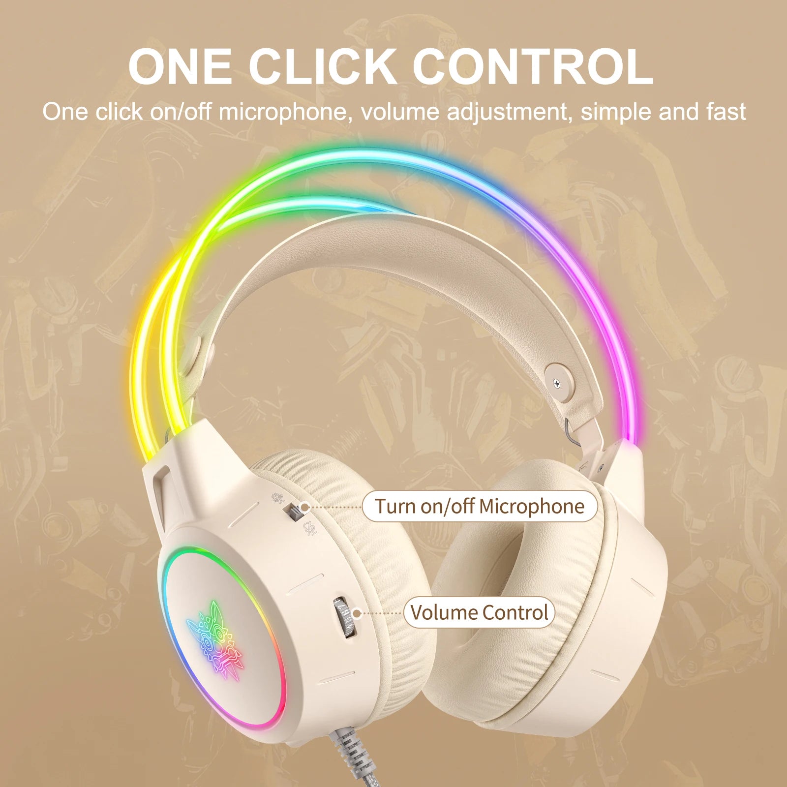 RGB Cat Ear Gaming Headset