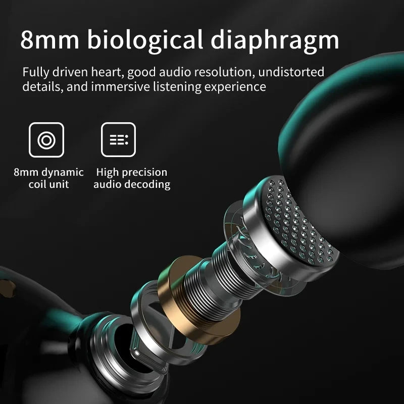 Bluetooth 5.3 Sports Noise Canceling Wireless Headphones