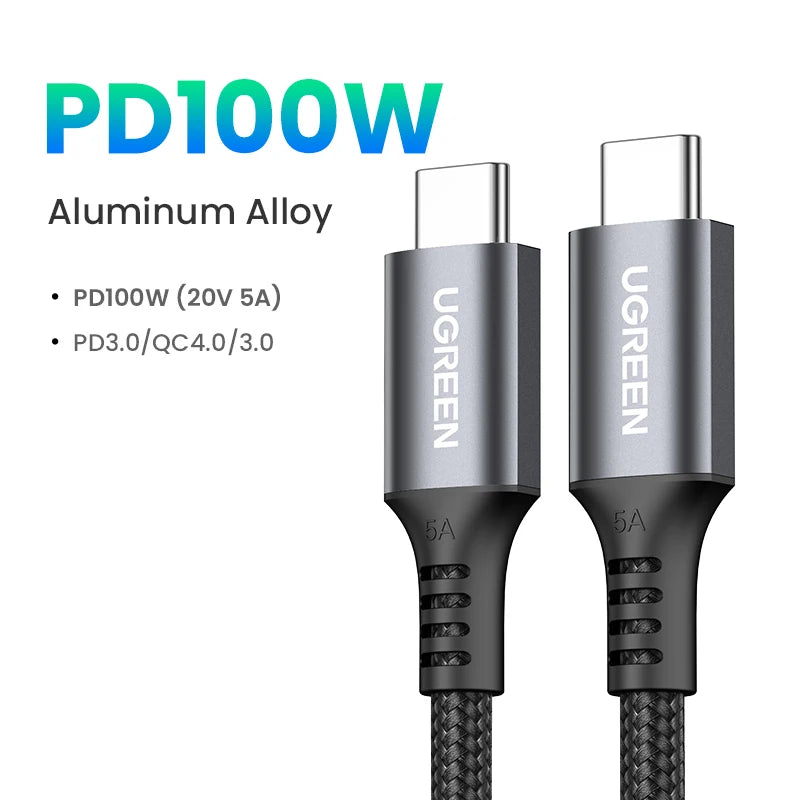 100W Fast Charging USB-C Cable