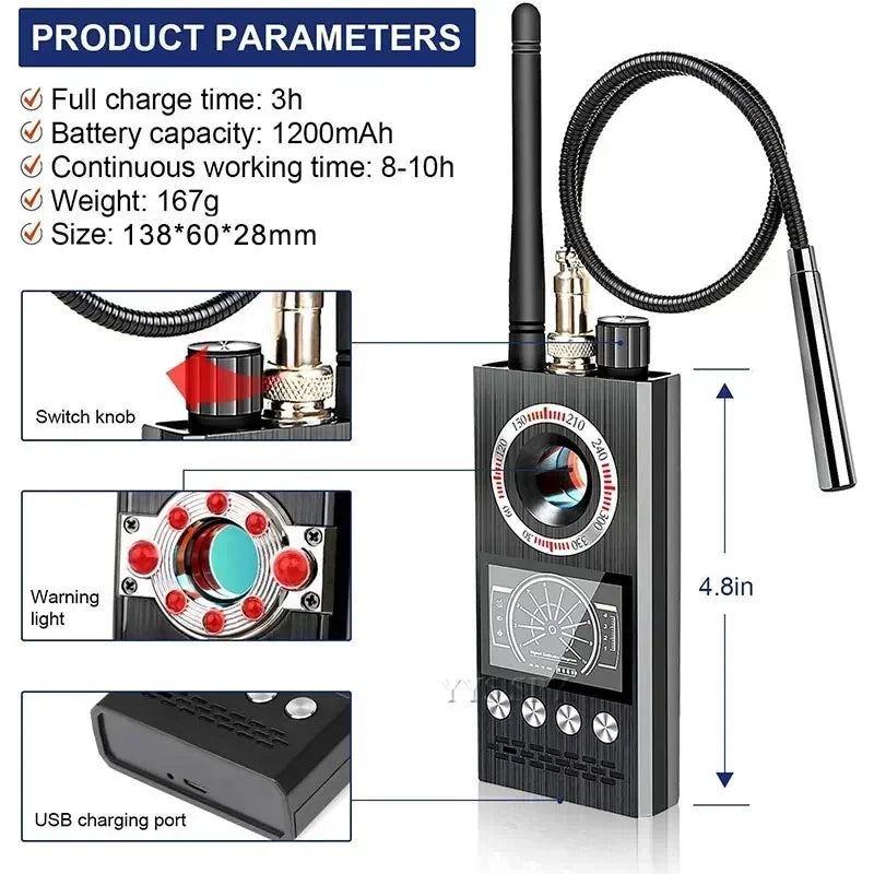 Professional Anti Spy Camera Detector