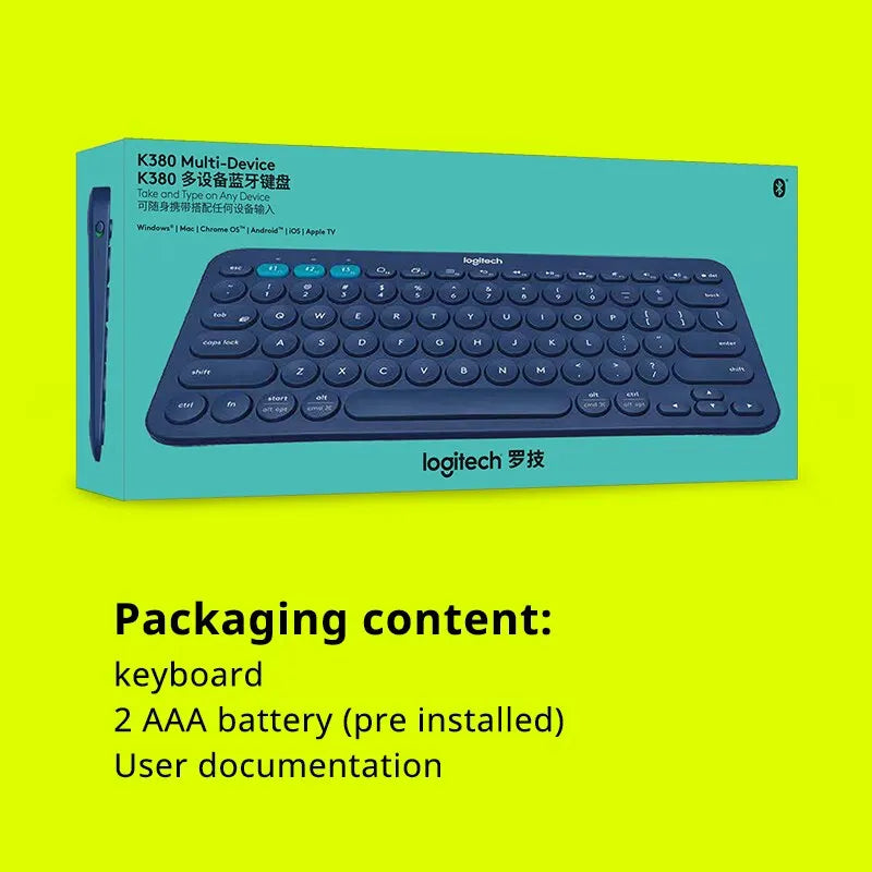 Multi-Device Slim Bluetooth Keyboard