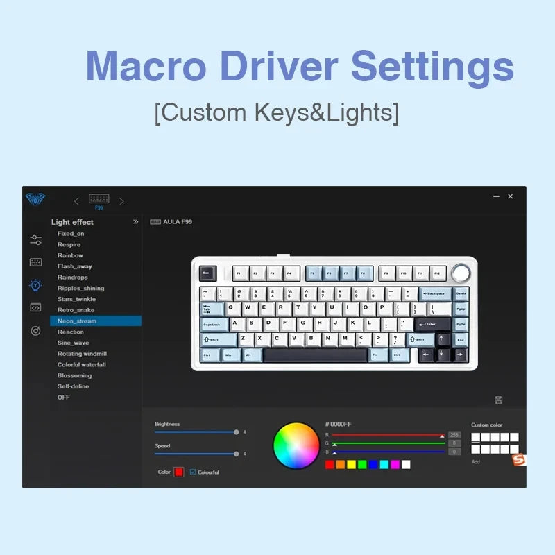 2.4G Tri-Mode 75% Gasket Keyboard