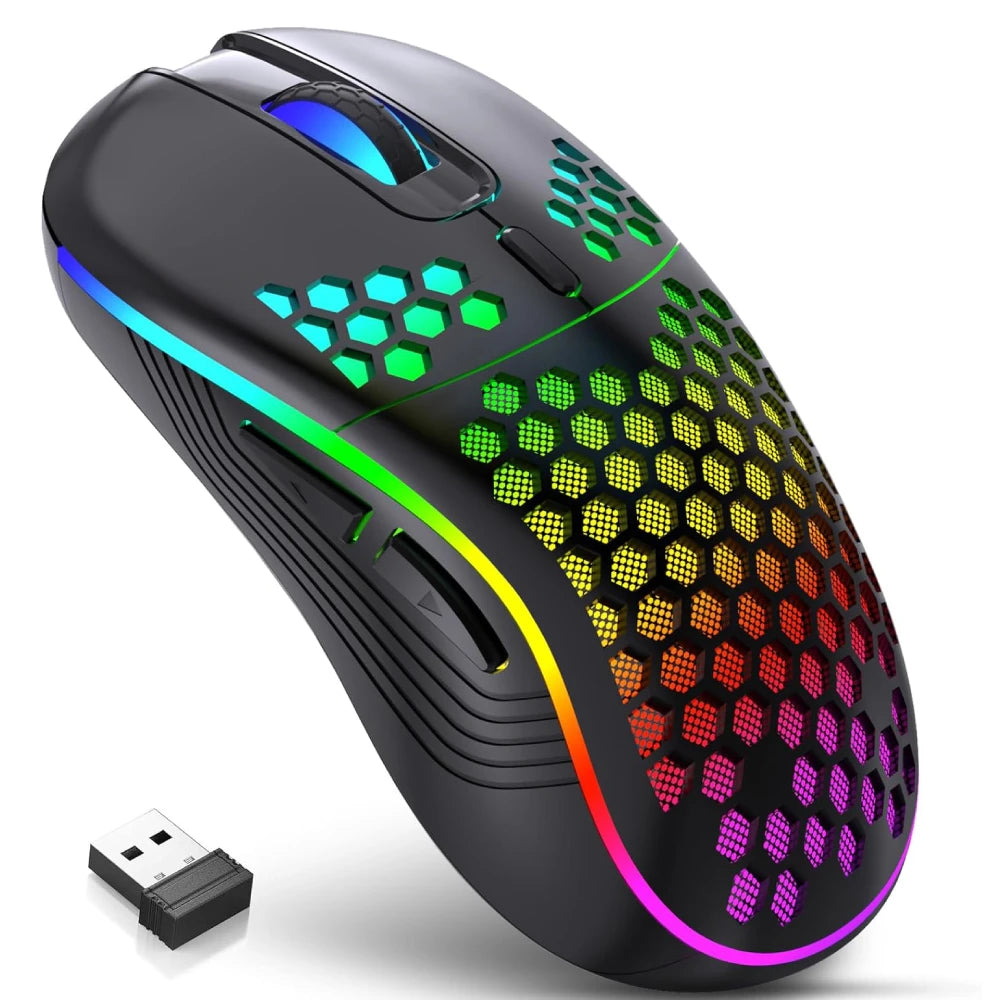 Wireless Honeycomb Gaming Mouse