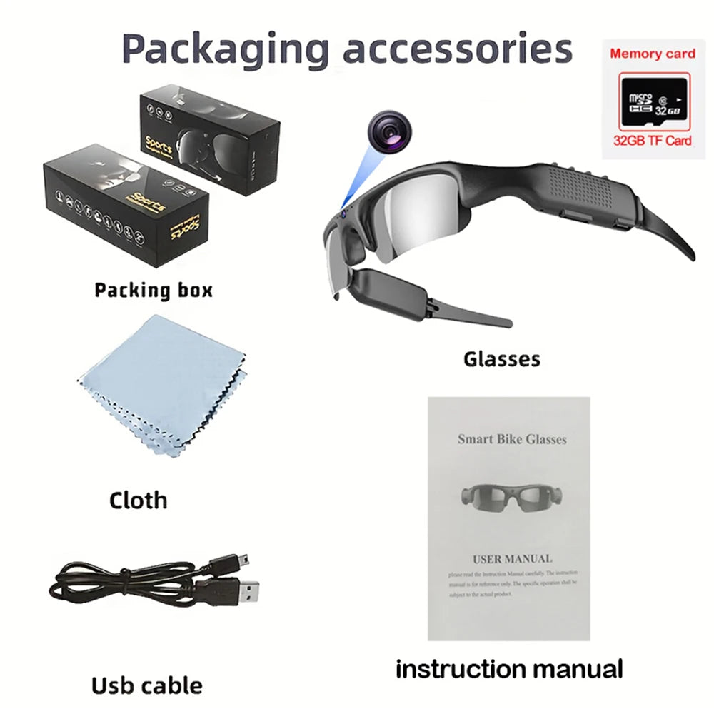 WiFi HD Sports Camera Glasses