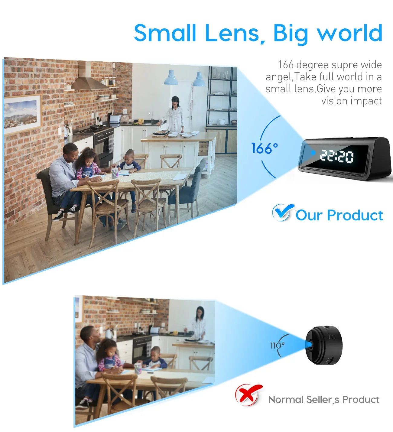 4K Clock Spy Camera