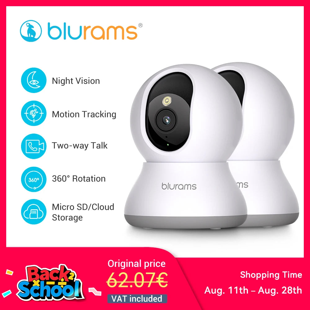 2K Indoor One-Touch Security Camera