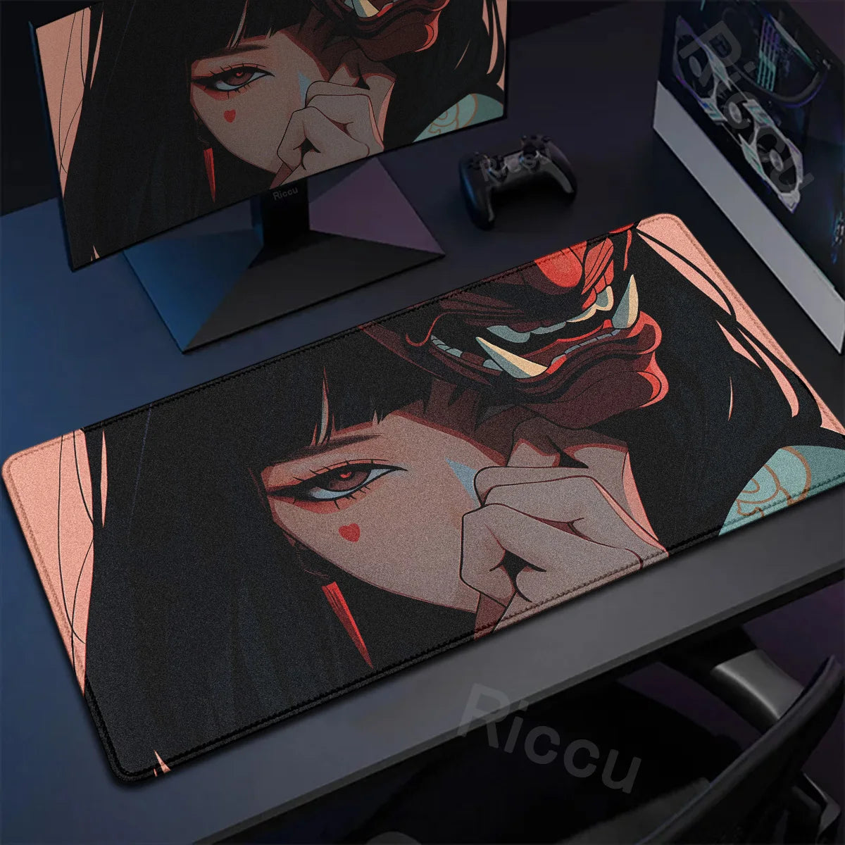 Large 40x90cm Japan-Themed Mousepad