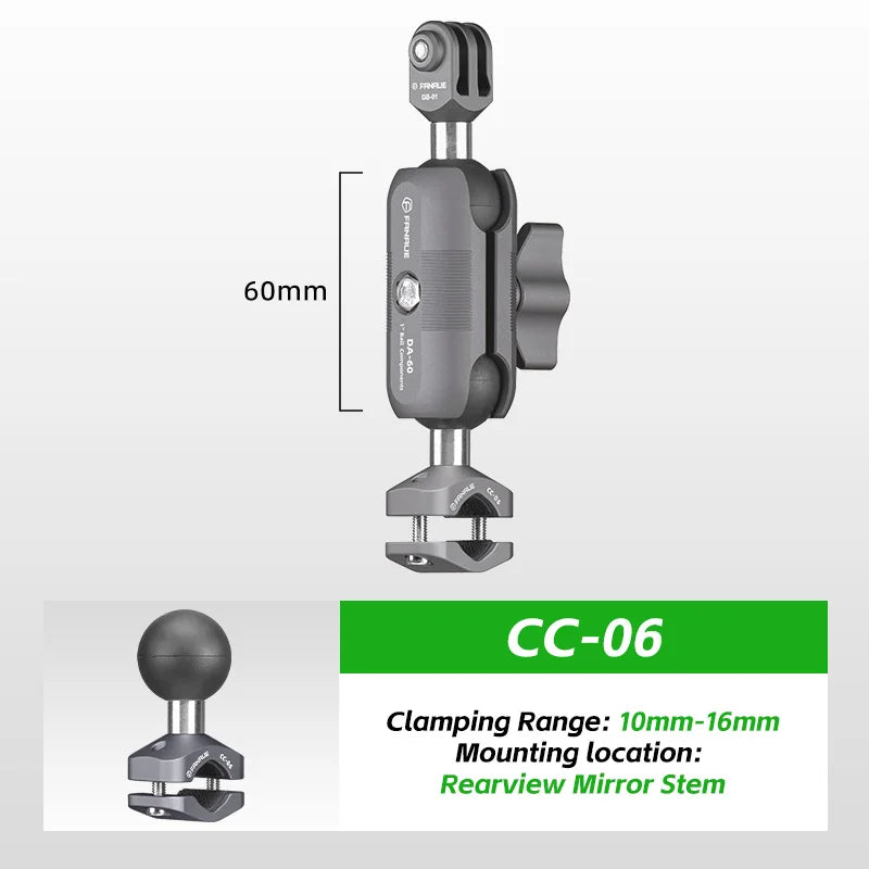 Action Camera Motorcycle Gimbal Mount