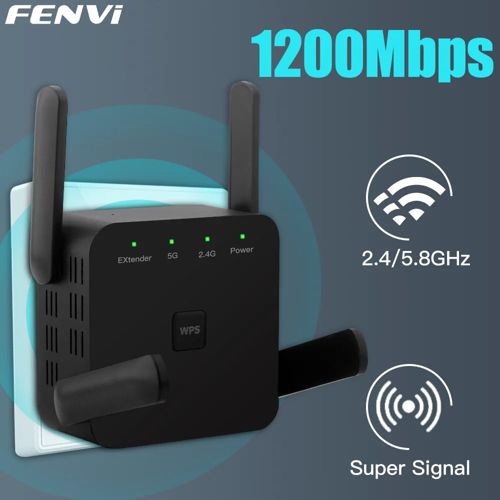 Dual-Band 1200Mbps WiFi Repeater