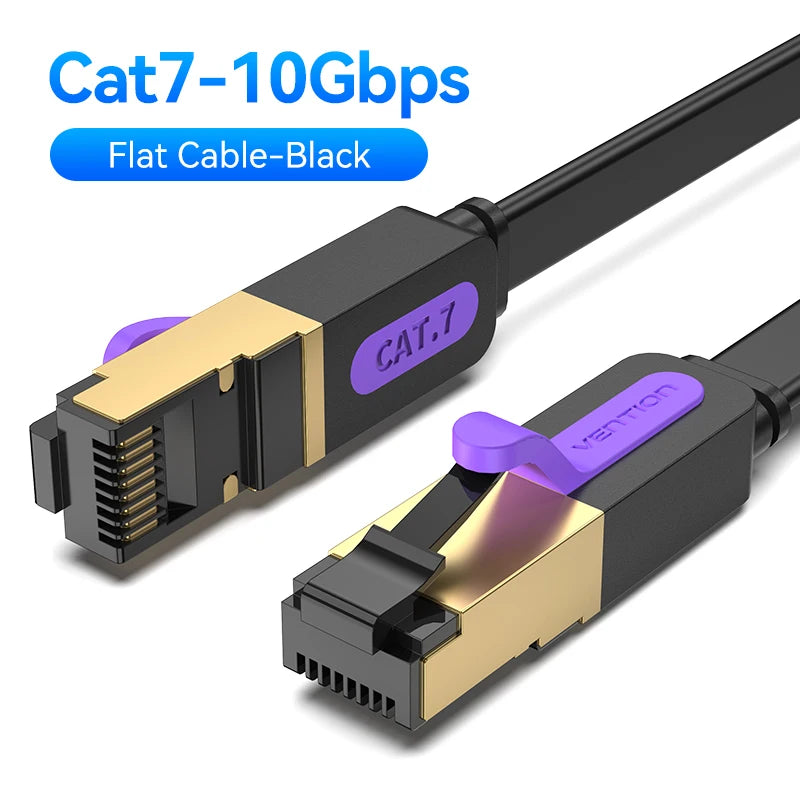 10Gbps High Speed Flat Cat7 Network Cable