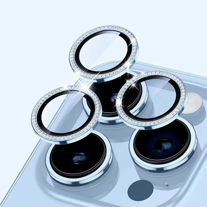 Sparkly Rhinestone Camera Lens Protector iPhone 16