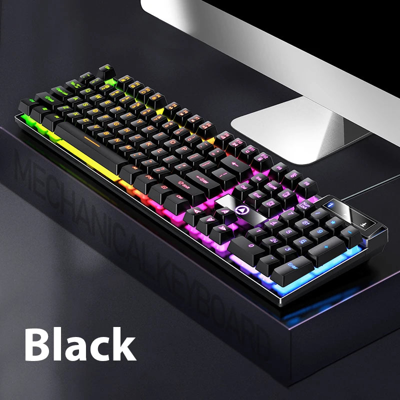104-Key Mixed Color Keyboard