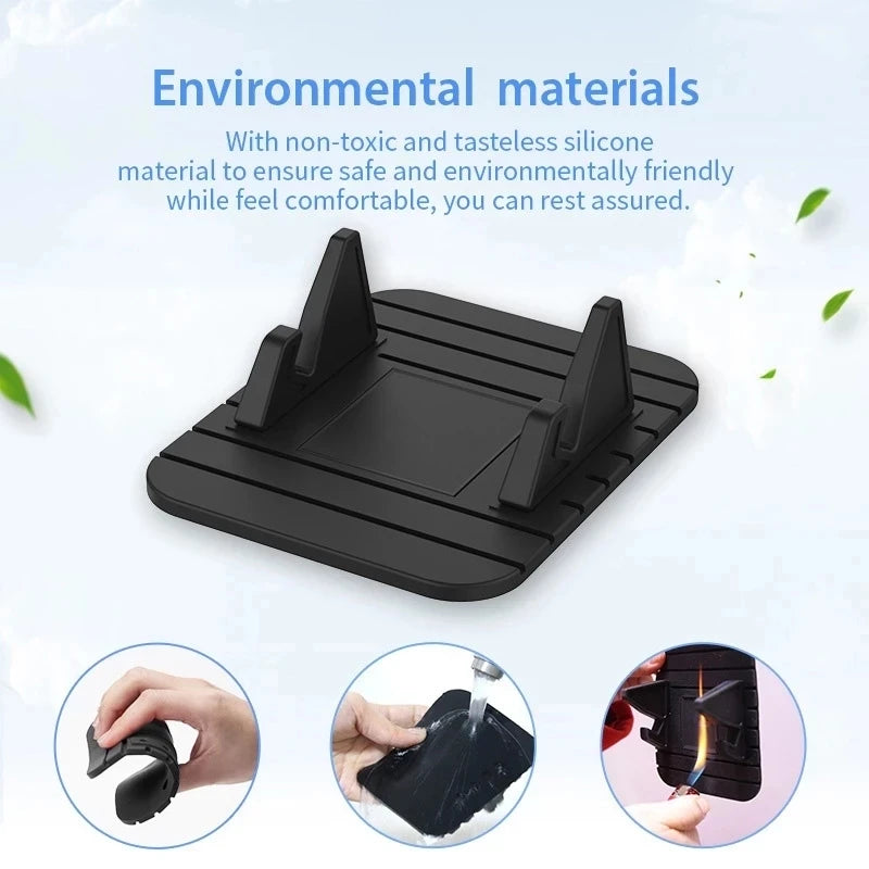 Anti-Slip Silicone Car Phone Mat