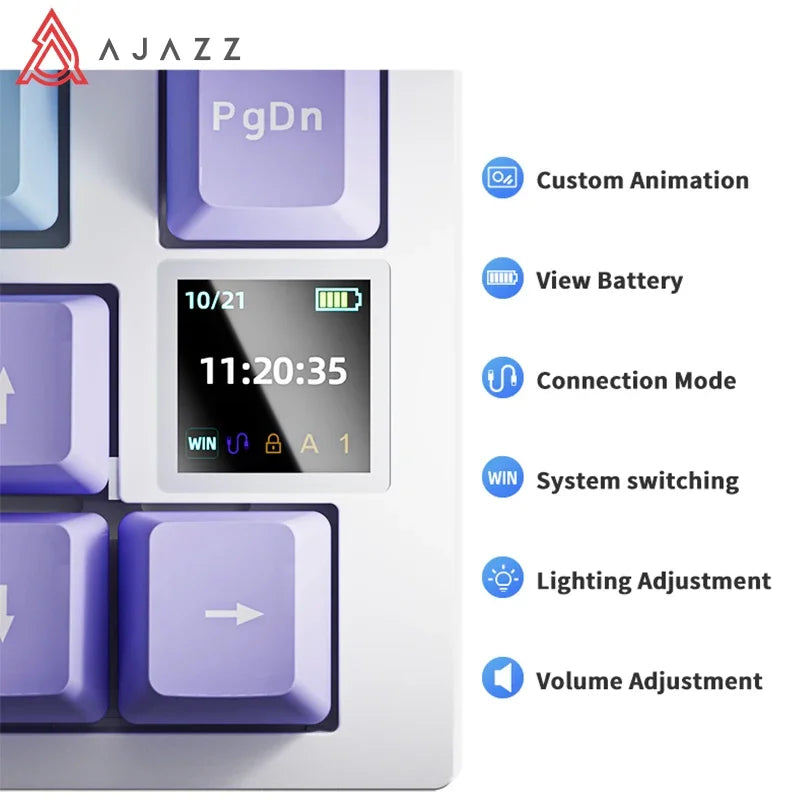 Wired/2.4GHz/BT Tri-Mode Mechanical Keyboard