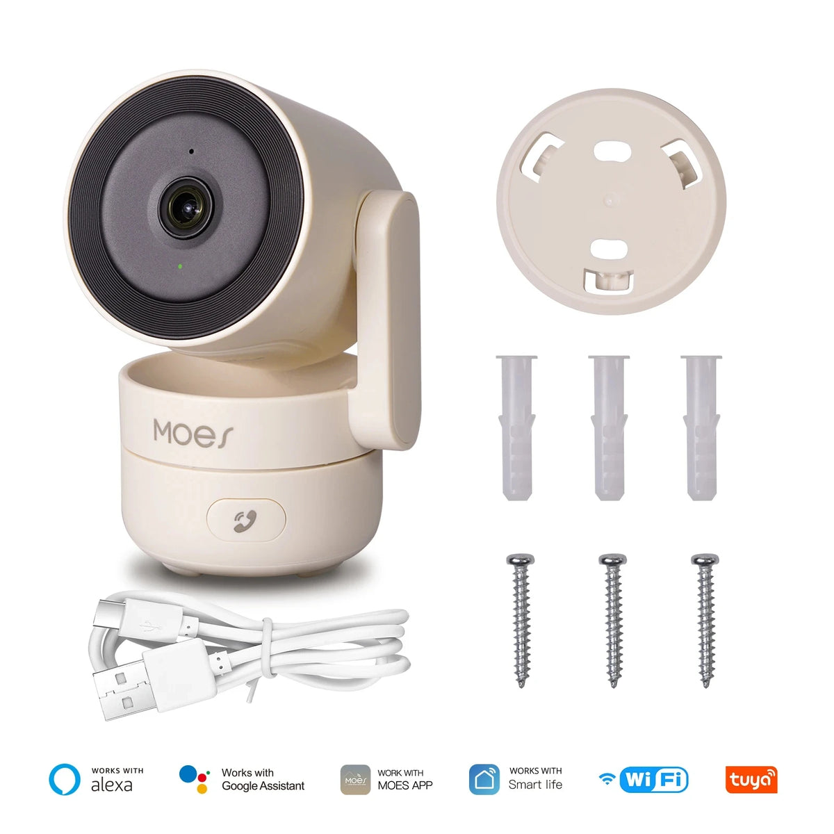 4MP Night Vision Pan/Tilt Smart Security Camera