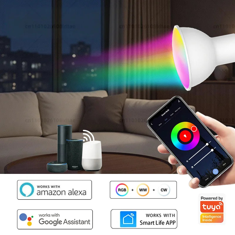 RGB Wi-Fi GU10 Smart Bulb