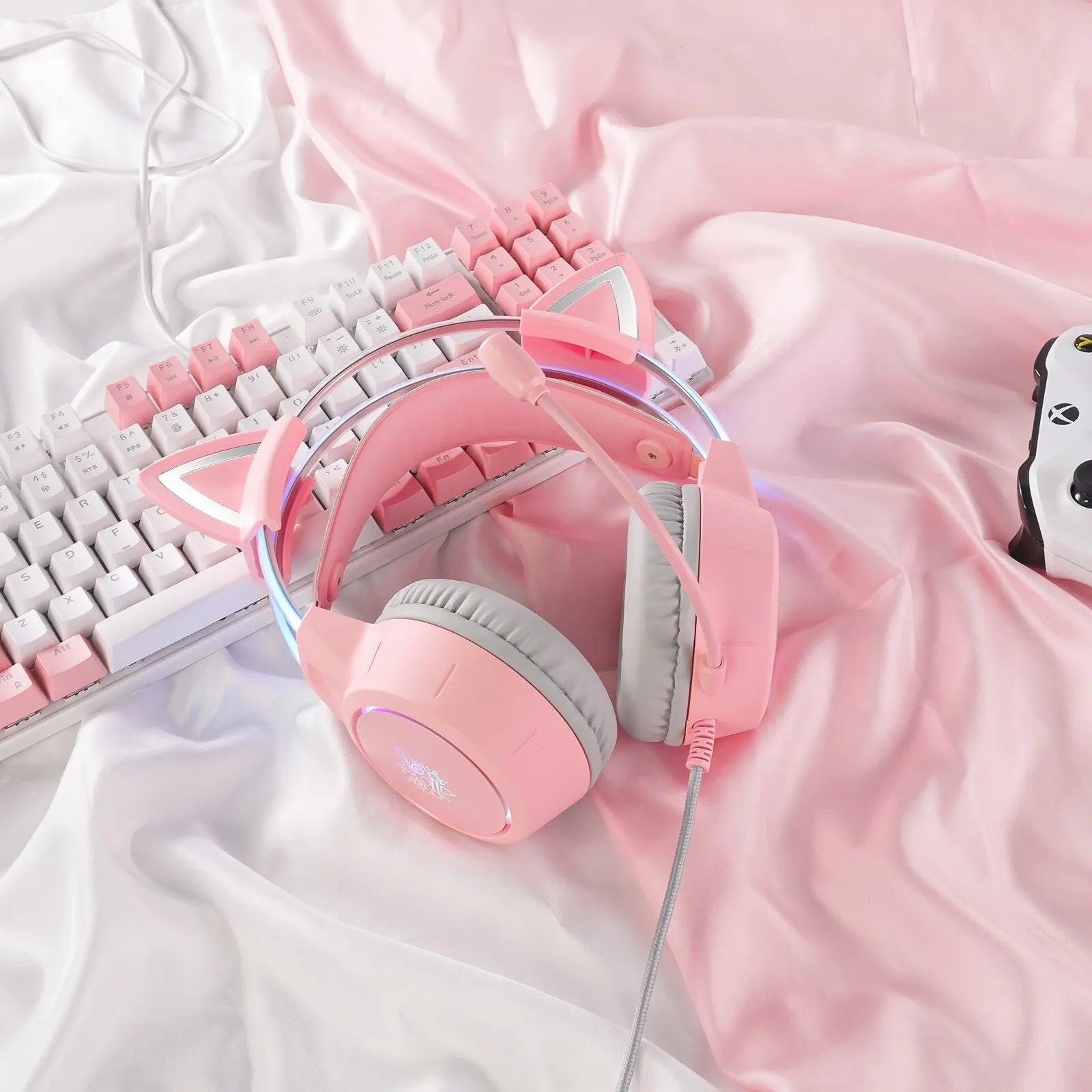 RGB Cat Ear Gaming Headset