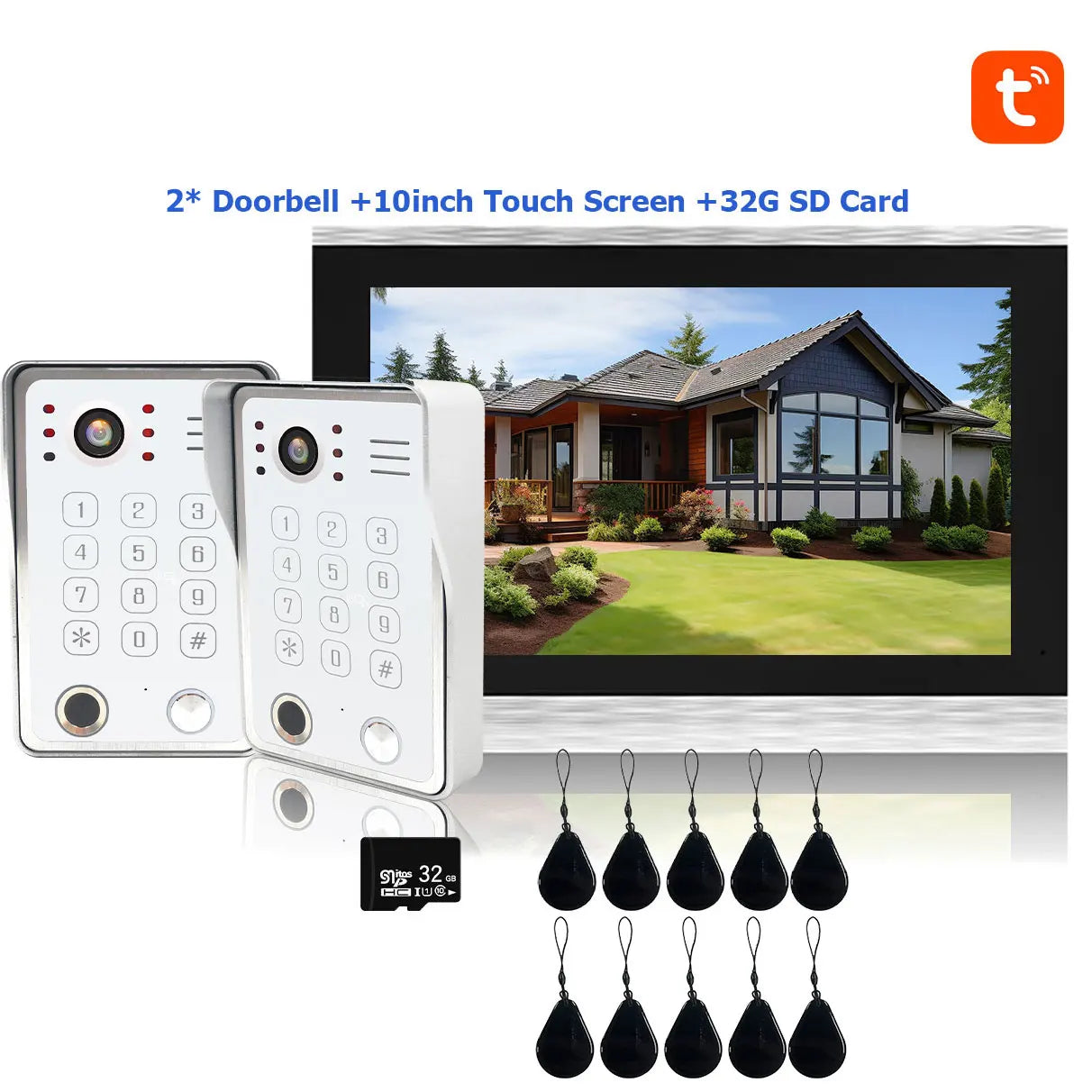 5-in-1 Smart WiFi Video Doorbell