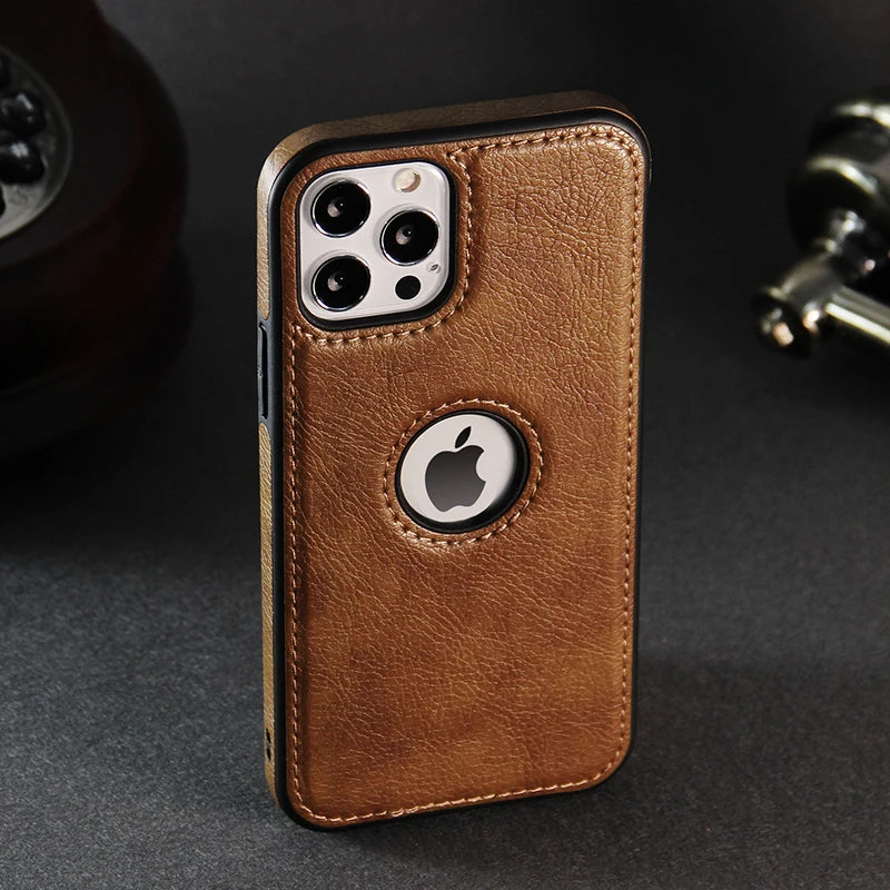 High-Quality PU Leather iPhone Case
