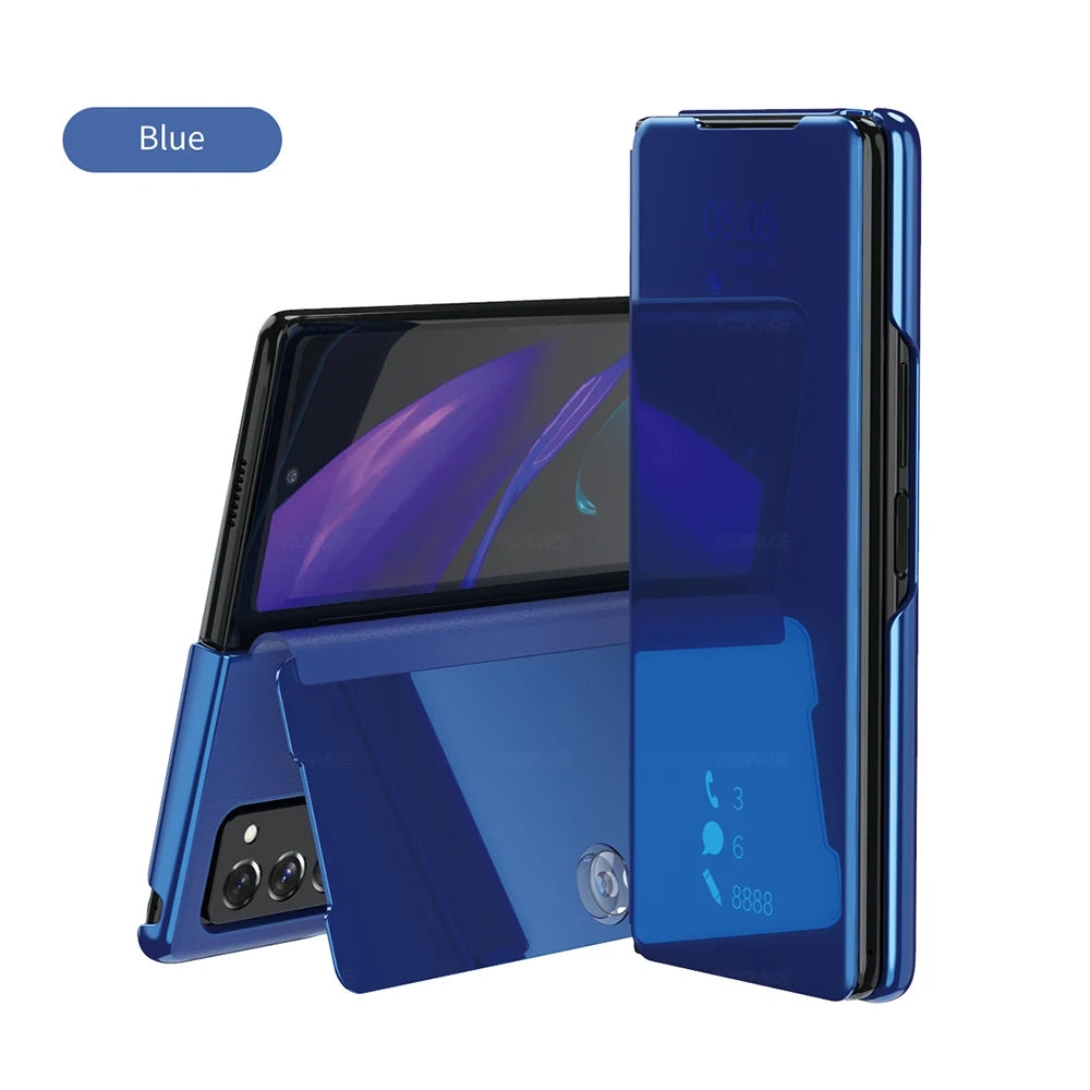 Mirror Flip Stand Case for Samsung