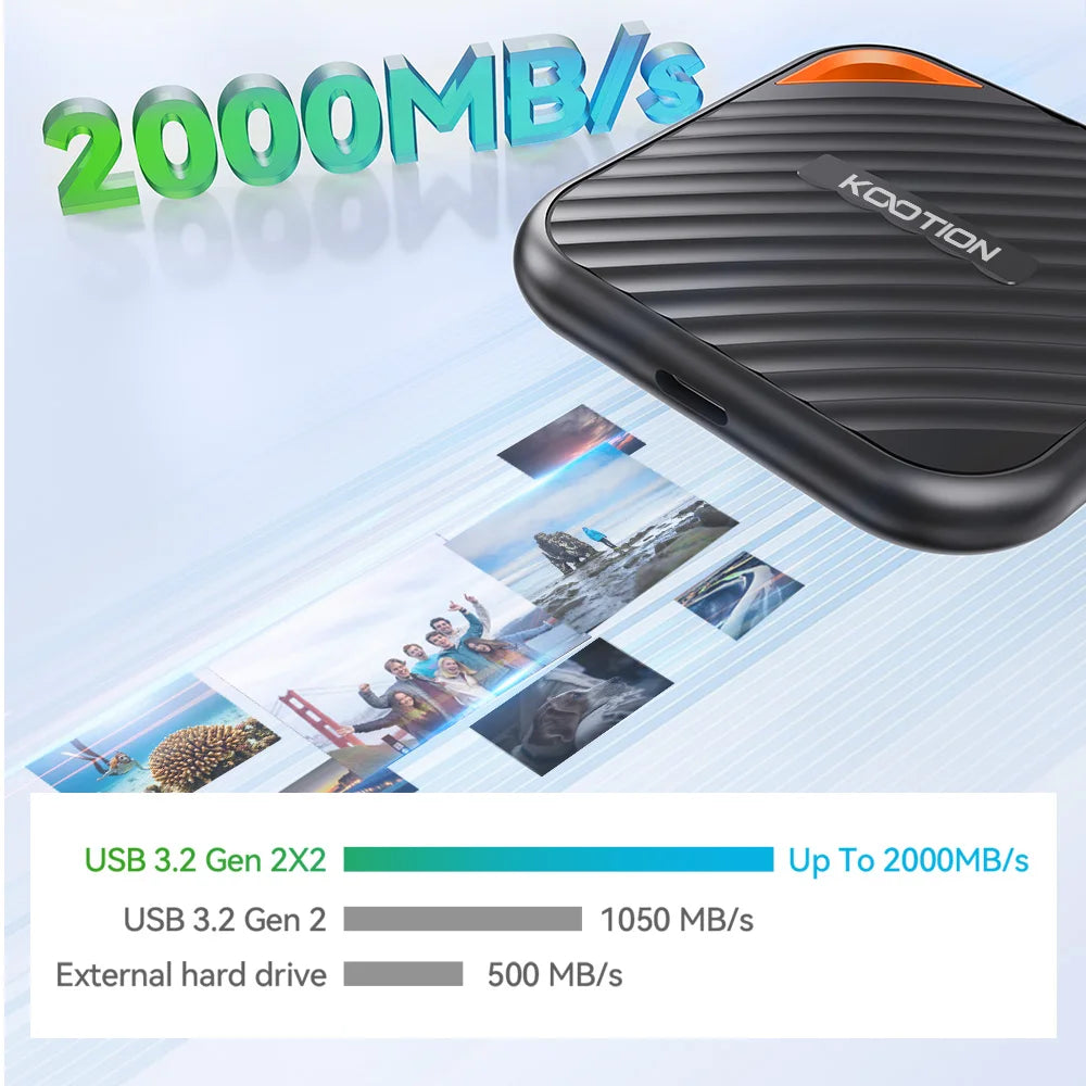 2TB USB 3.2 Gen 2 External SSD