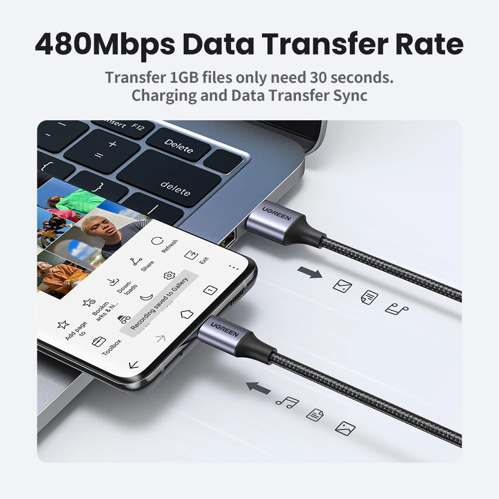 3A Fast Charging USB-C Cable