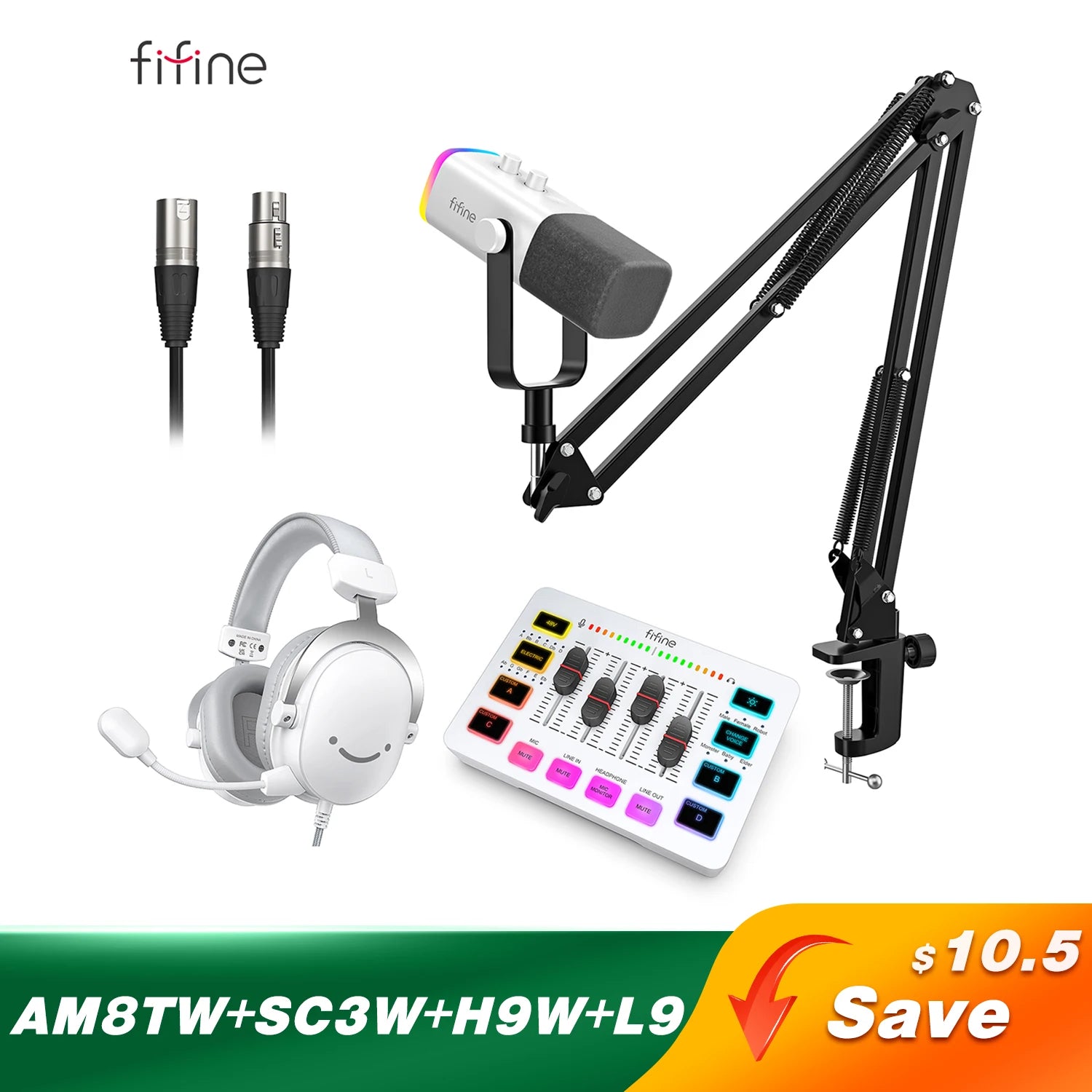 Gaming Audio Set Microphone & Mixer Headset