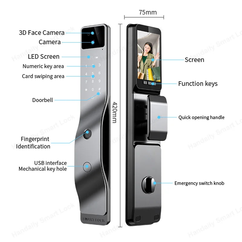 3D Face Recognition Smart Lock