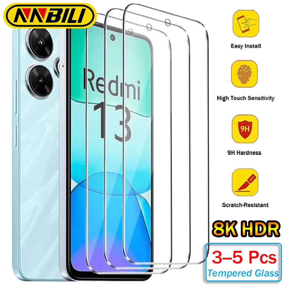 3/5Pcs Tempered Glass Screen Protector