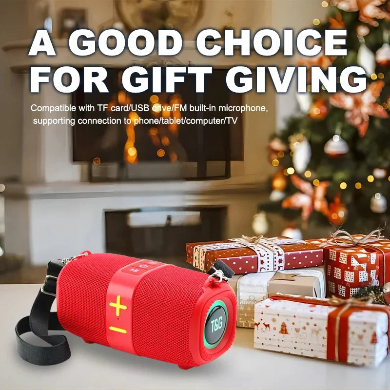 Portable LED Crossbody Bluetooth Speaker