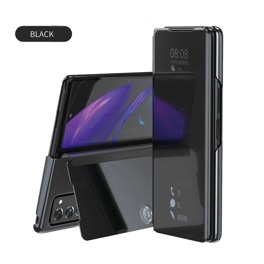 Mirror Flip Stand Case for Samsung