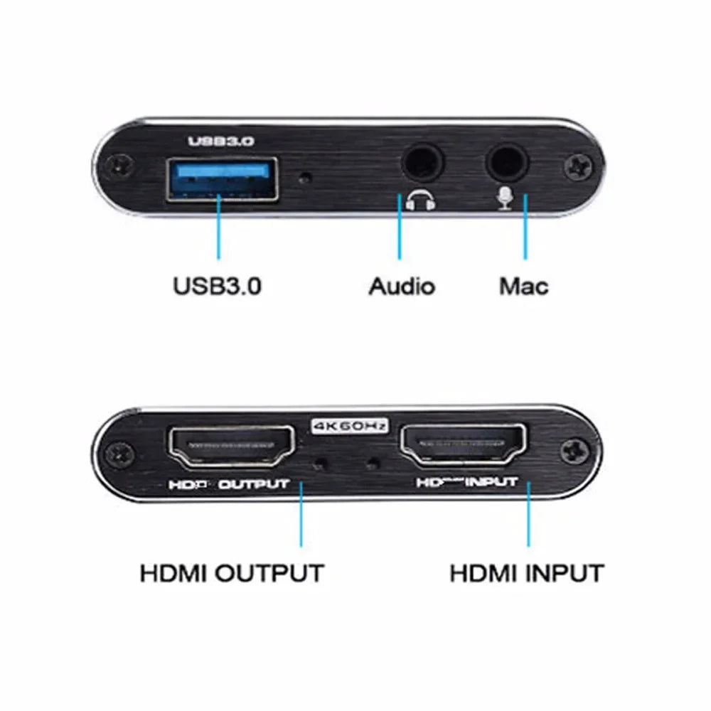 4K 1080P USB Video Capture Card