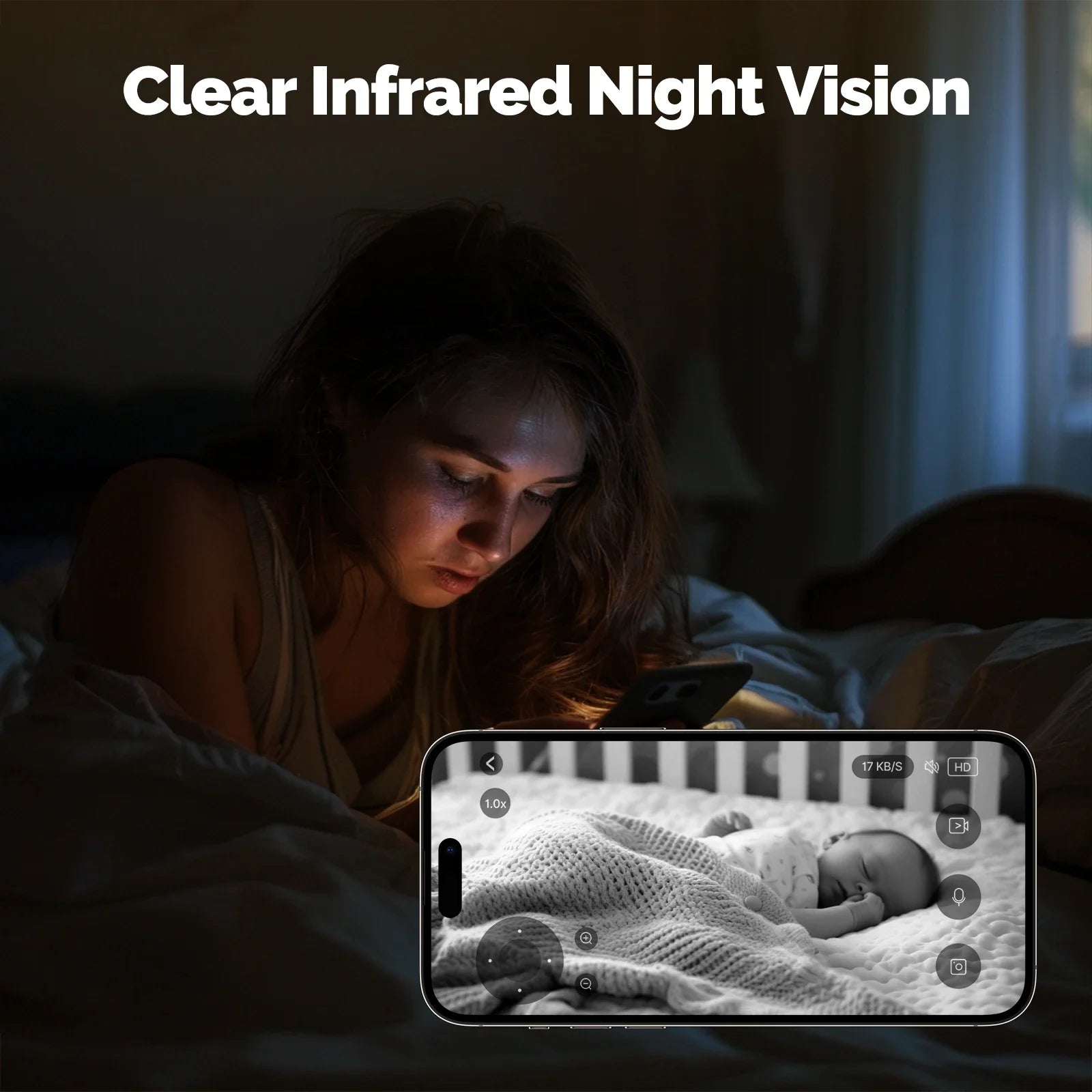 4MP Night Vision Pan/Tilt Smart Security Camera