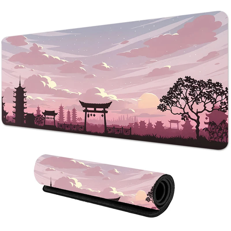 Sakura Scenery Large Gaming Mousepad