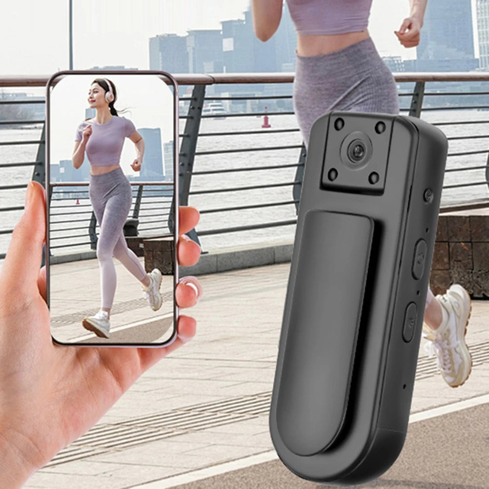 1080P Mini Body Camera 180° Rotatable Lens