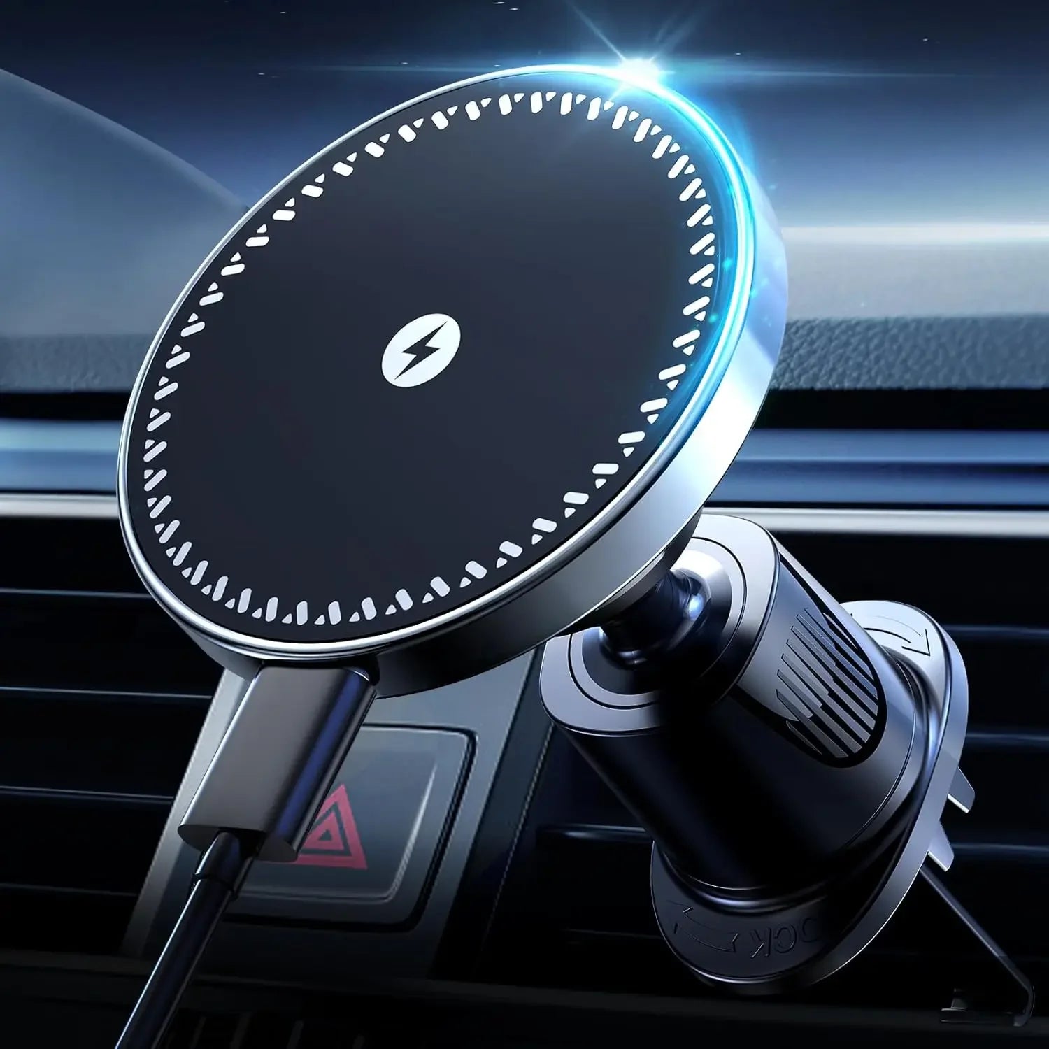15W Magnetic Wireless Car Phone Charger