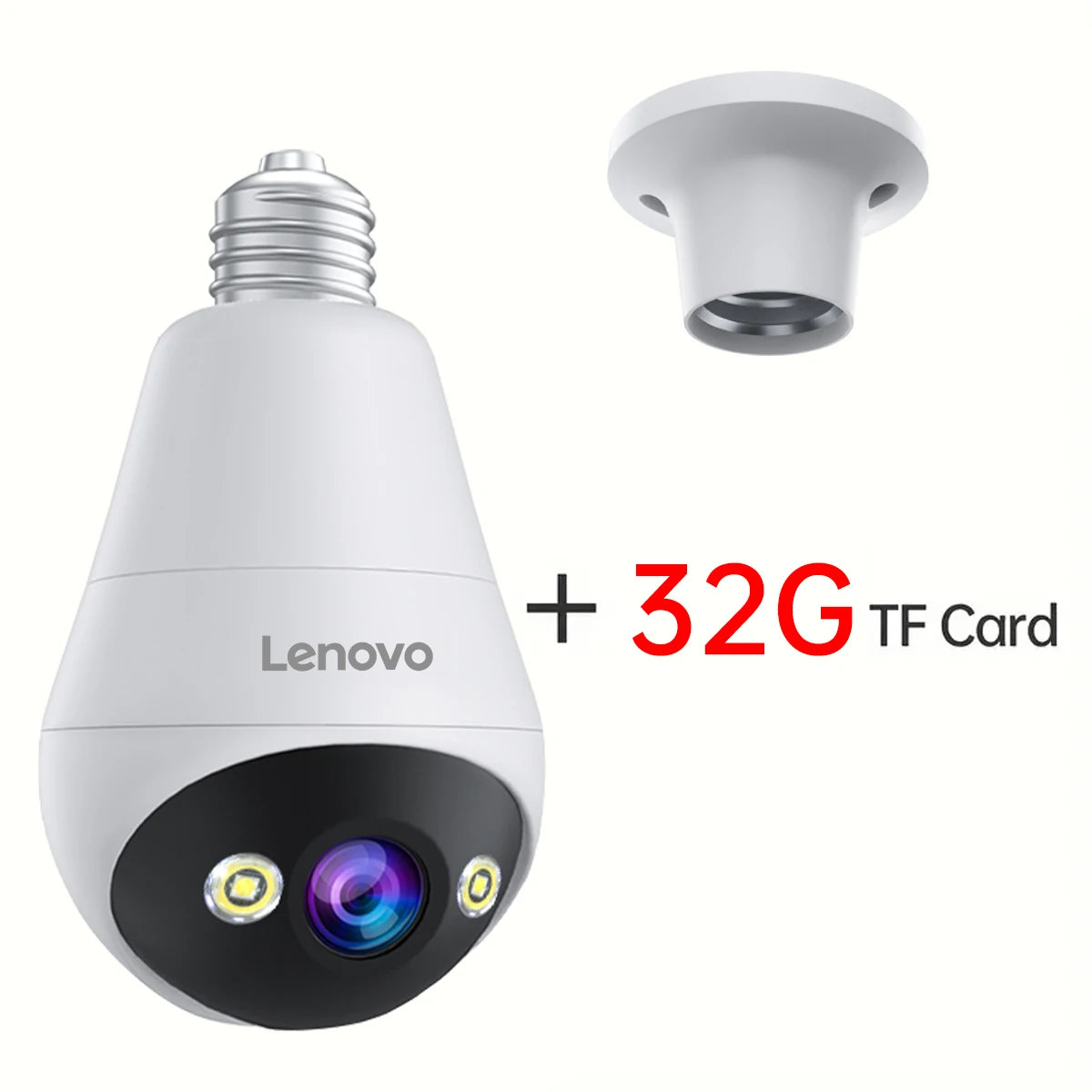 3MP Wireless Bulb Security Camera