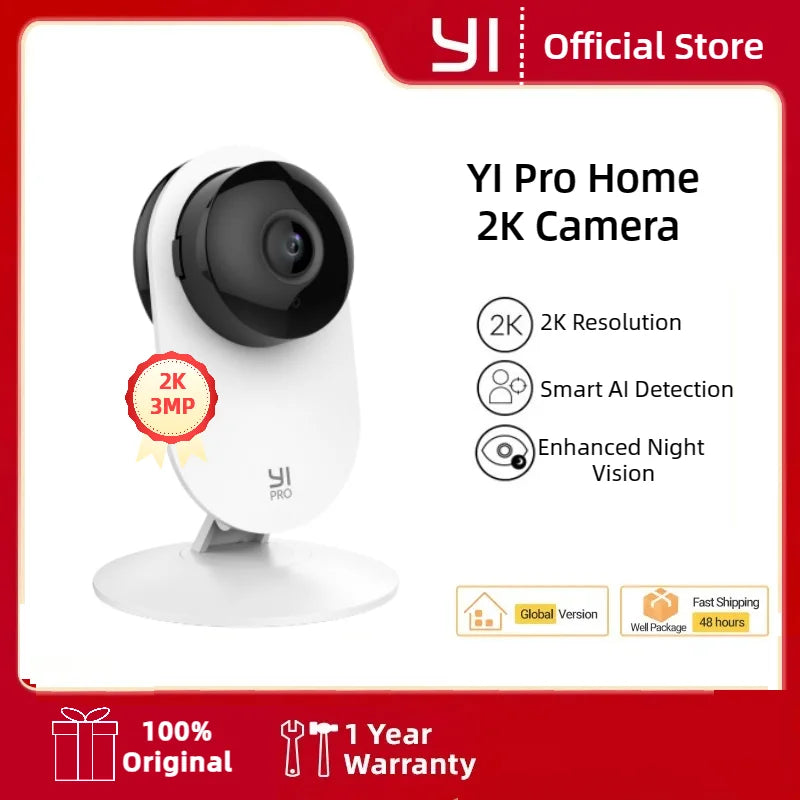 2K Night Vision Indoor Surveillance Camera