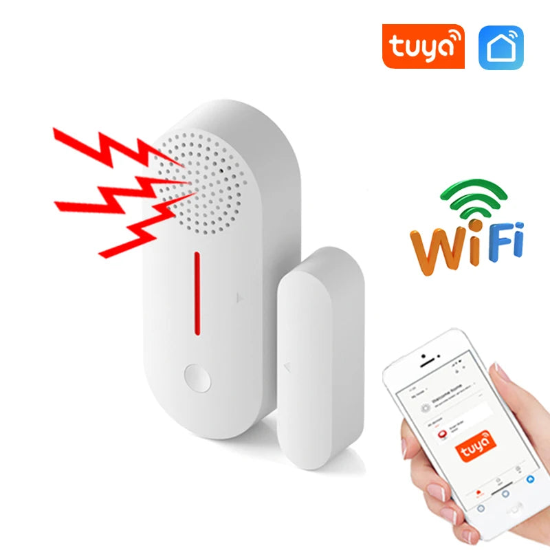 WiFi Door Window Sensor White