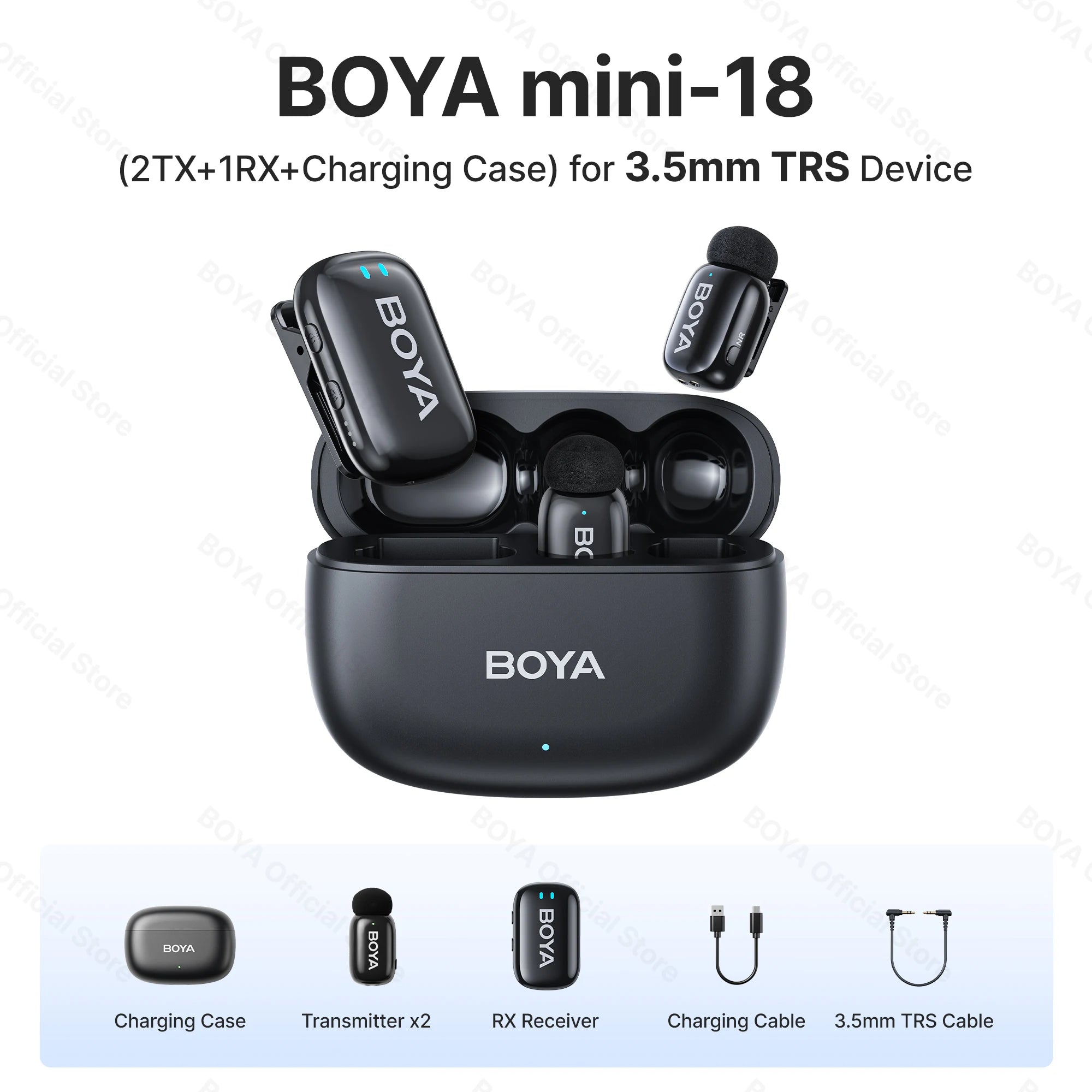 Mini Wireless Lavalier Mic for iPhone