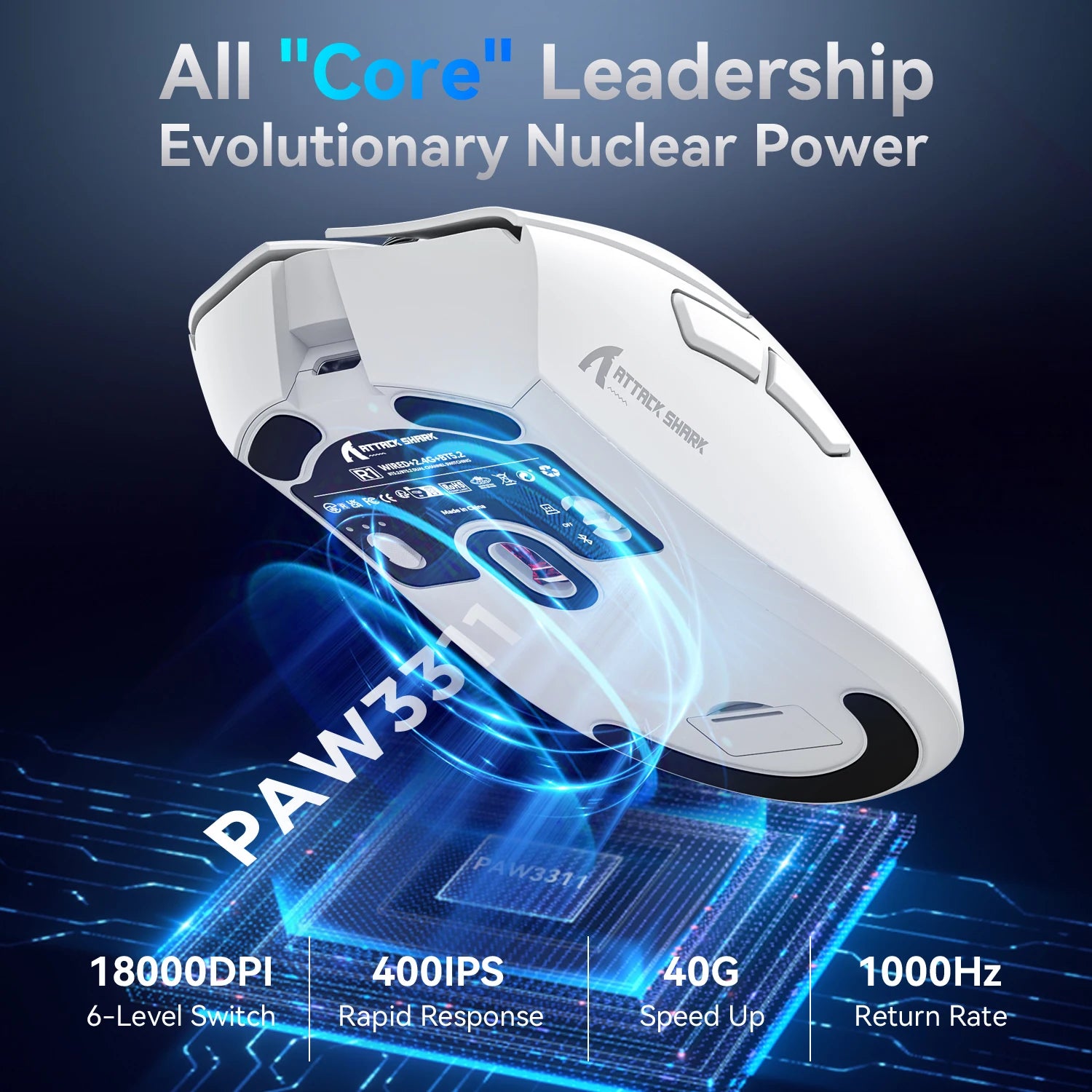 Attack Shark R1 Wireless Gaming Mouse