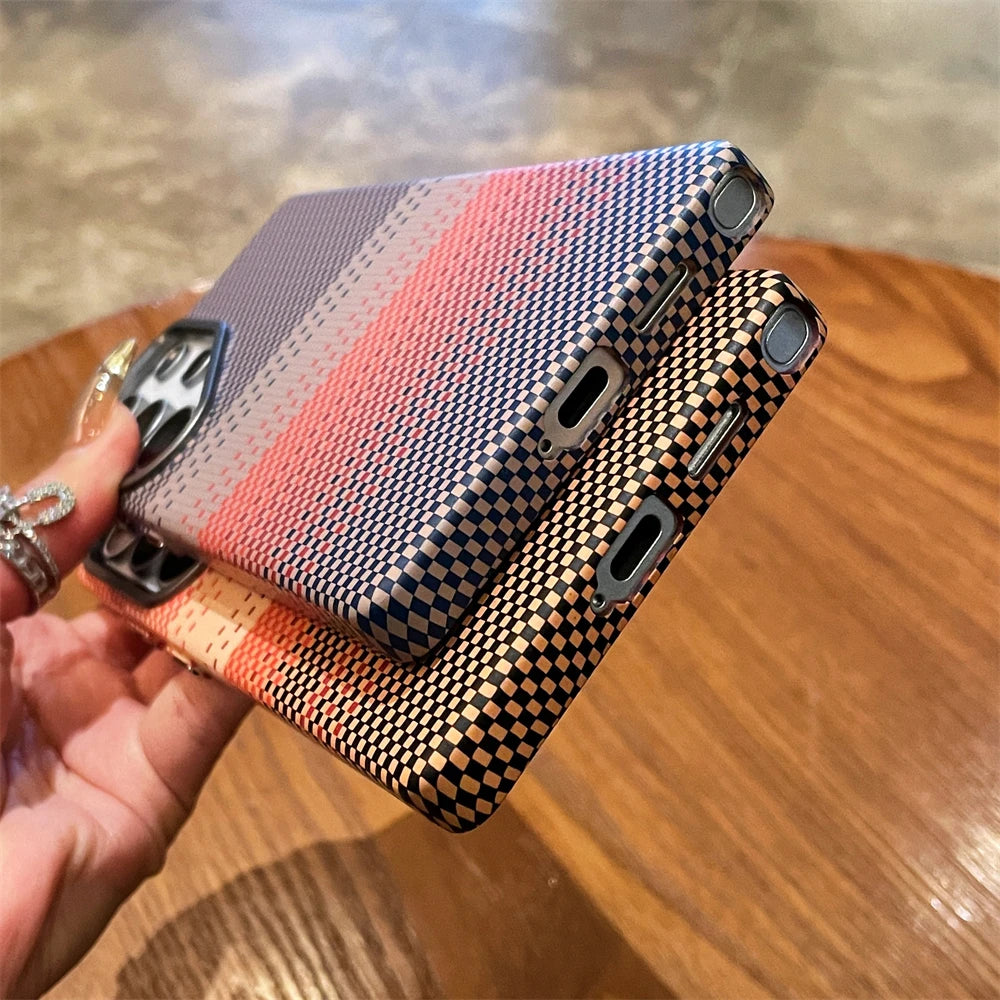 Striped Texture Colorful Phone Case for Samsung S25