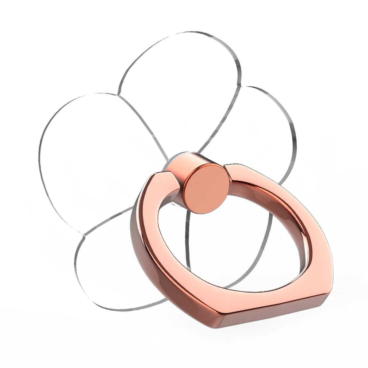 Transparent 360° Phone Ring Kickstand