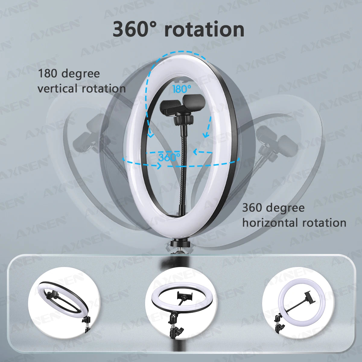 26cm LED Selfie Ring Light with Tripod