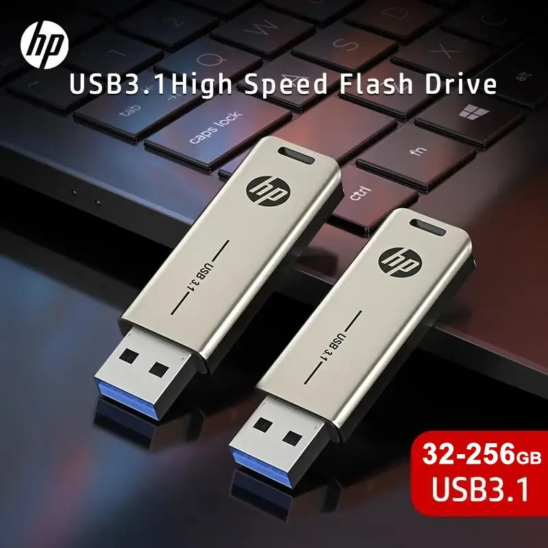 HP 256GB USB 3.1 Metal Flash Drive