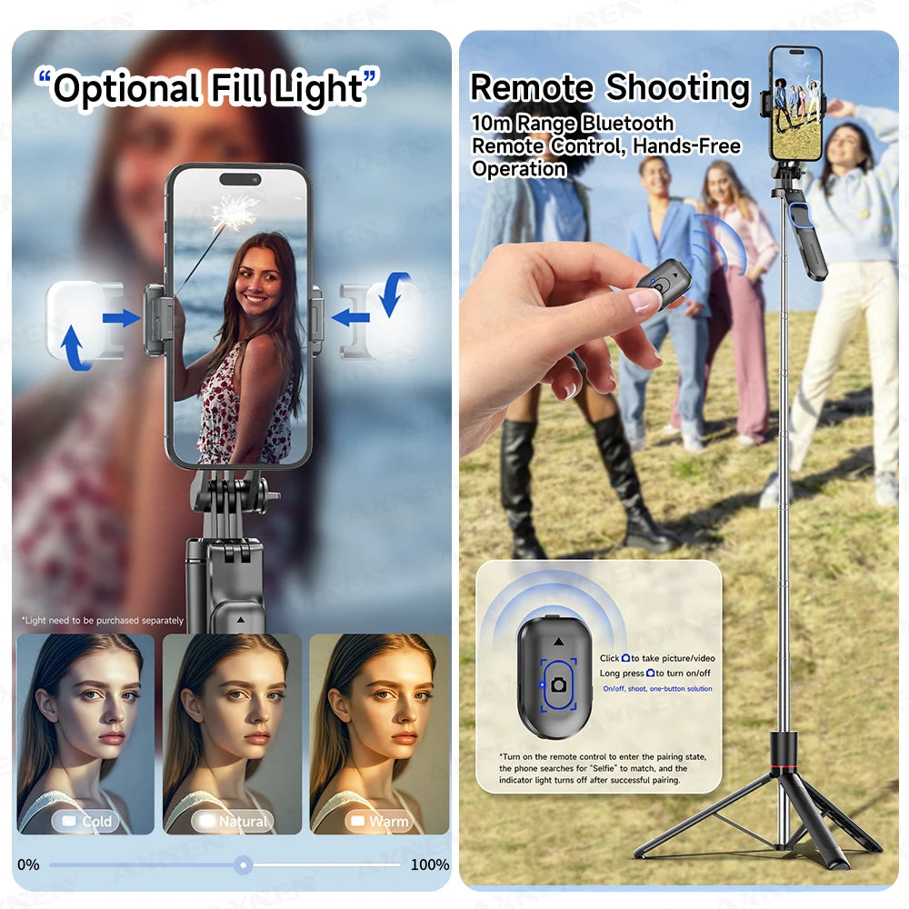1708mm Long Selfie Stick Tripod