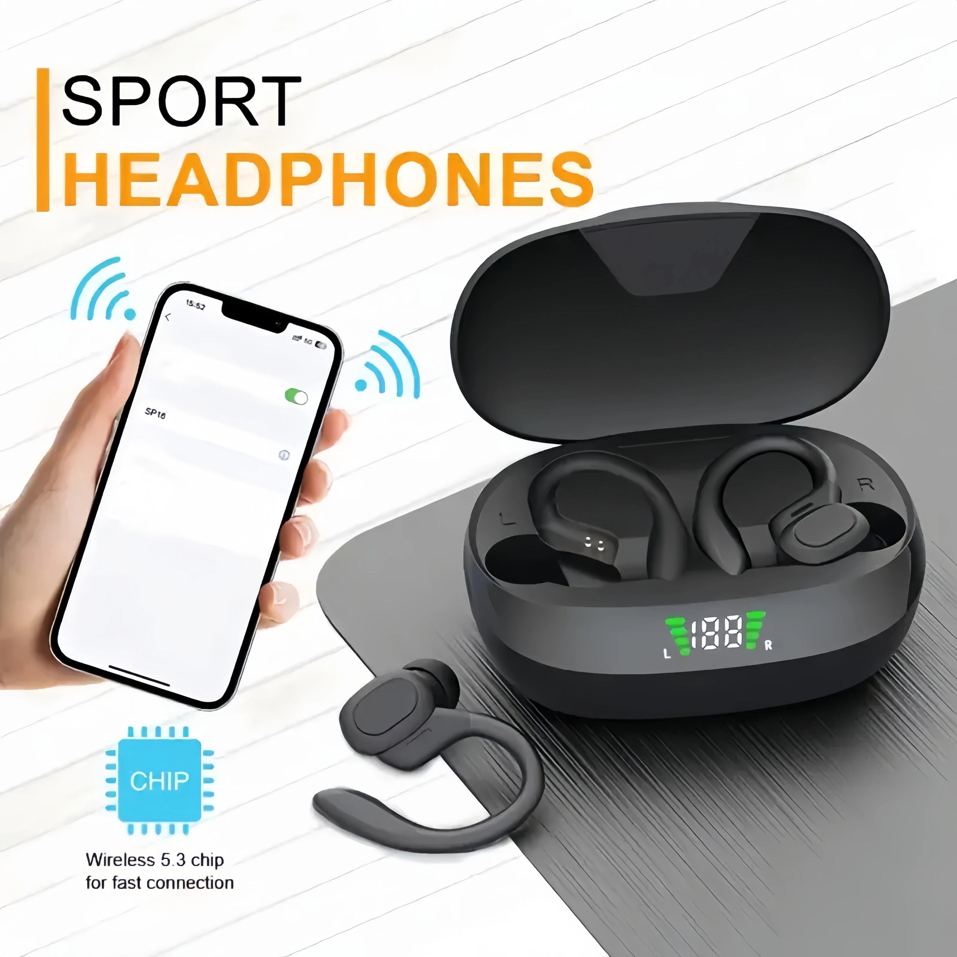 True Wireless Earbuds Black