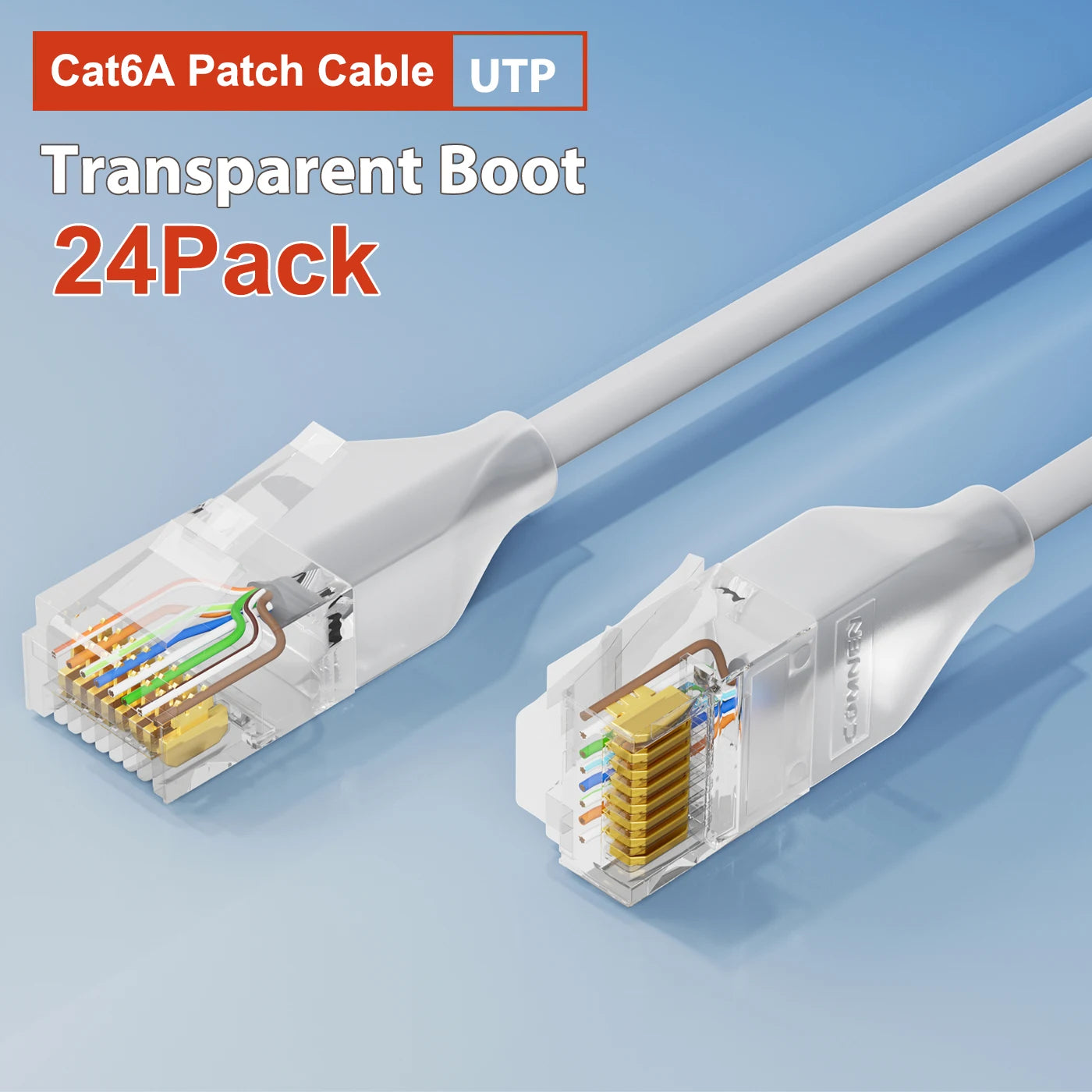 Slim Cat6A Ethernet Patch Cable