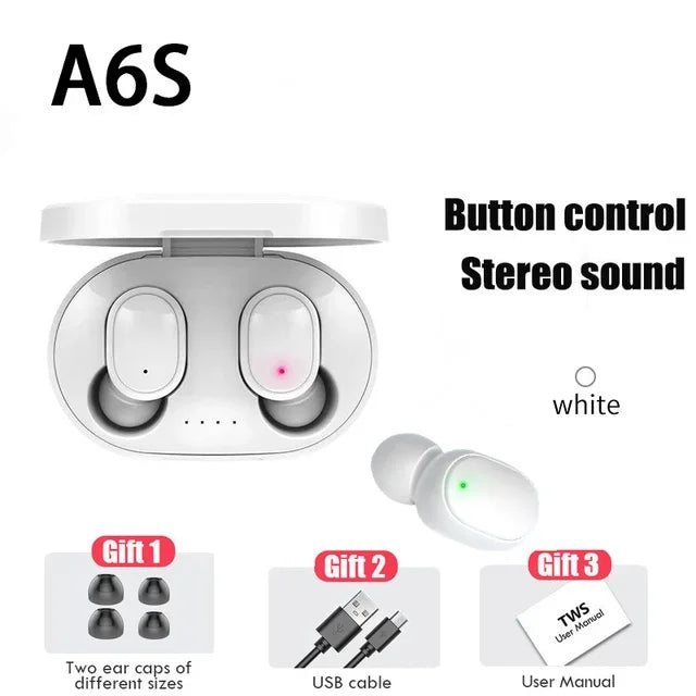 A6S Pro Wireless Stereo Sport Earbuds